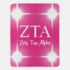 Zeta Tau Alpha XL 60x80 Sherpa Blanket - Pink Flashing Lights | Gifts