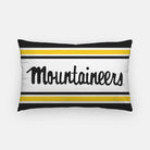 Mountaineers Lumbar Pillow Cover - Stripes | Appalachian State Gifts and Decor | APP STATE