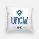 UNCW 1947 Pillow Cover - 18" | Official Custom Gifts and Decor | Festive Fit Home