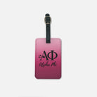 Alpha Phi Luggage Tag (Set of 2) - Bordeaux Gradient Luggage Tags