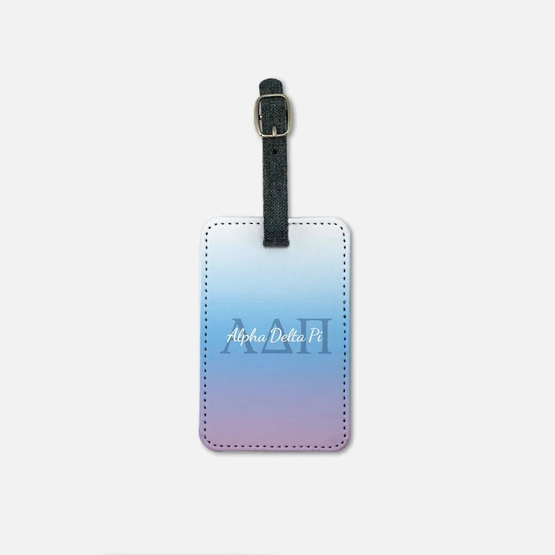 Alpha Delta Pi (Set of 2) Luggage Tag - Gradient Luggage Tags