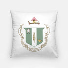 Delta Zeta 18" Throw Pillow Cover - Crest | Big & Little Gifts | Decor | Campus Greek Fit