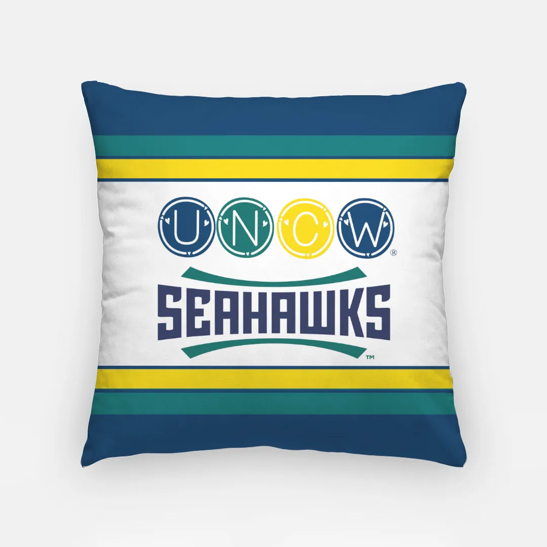 UNCW Throw Pillow Cover - Dots - 18" | Gifts and Decor | Merchandise