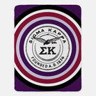 Sigma Kappa Sherpa Blanket - Bullseye 60"x80" | Custom Gifts and Decor | Official Merchandise | Festive Fit Home