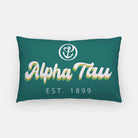 Alpha Sigma Tau Lumbar Pillow Cover - Retro | Custom Gifts | Decor 