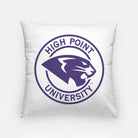 High Point University Panther Seal Pillow Cover 18" - HPU Dorm Decor