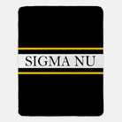 Sigma Nu Sherpa Blanket XL 60x 80 - Center Band Default Title Throw Blankets