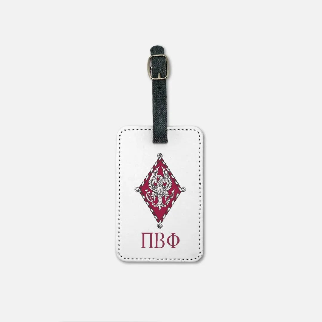 Pi Beta Phi (Set of 2) Luggage Tag - Crest Luggage Tags