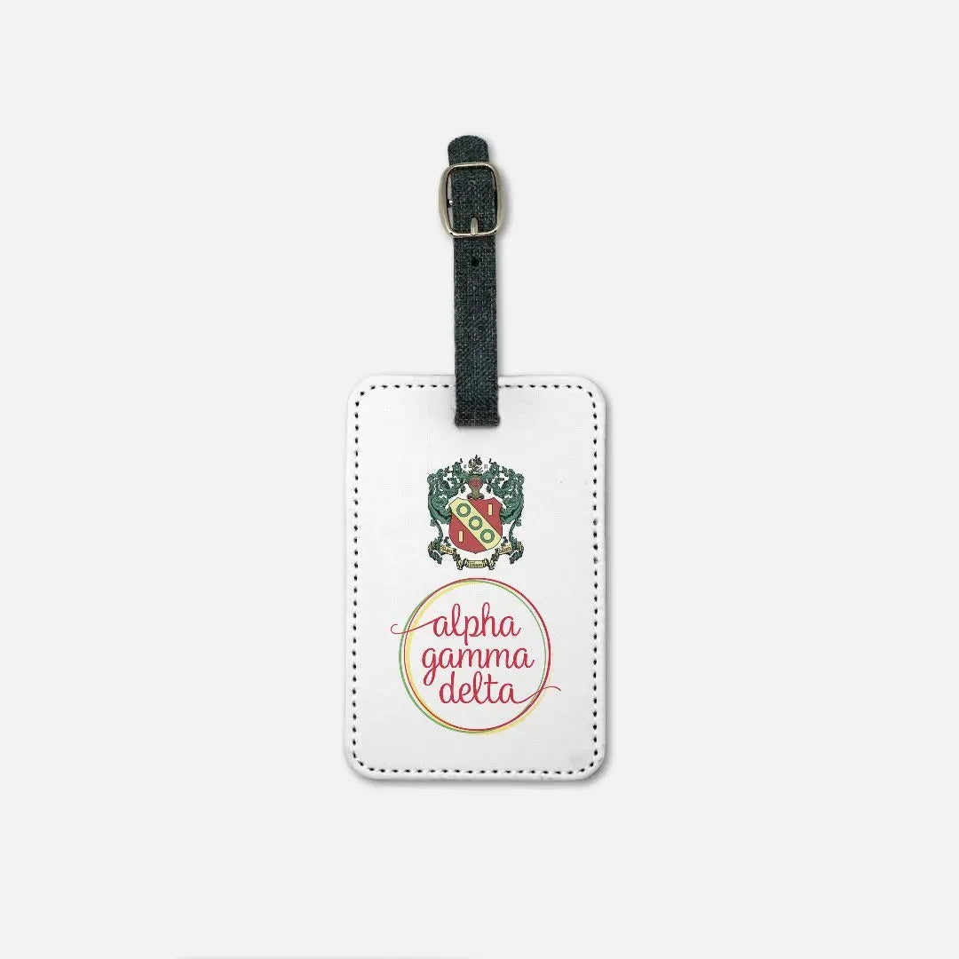 Alpha Gamma Delta (Set of 2) Luggage Tag - Armorial Bearings Luggage Tags