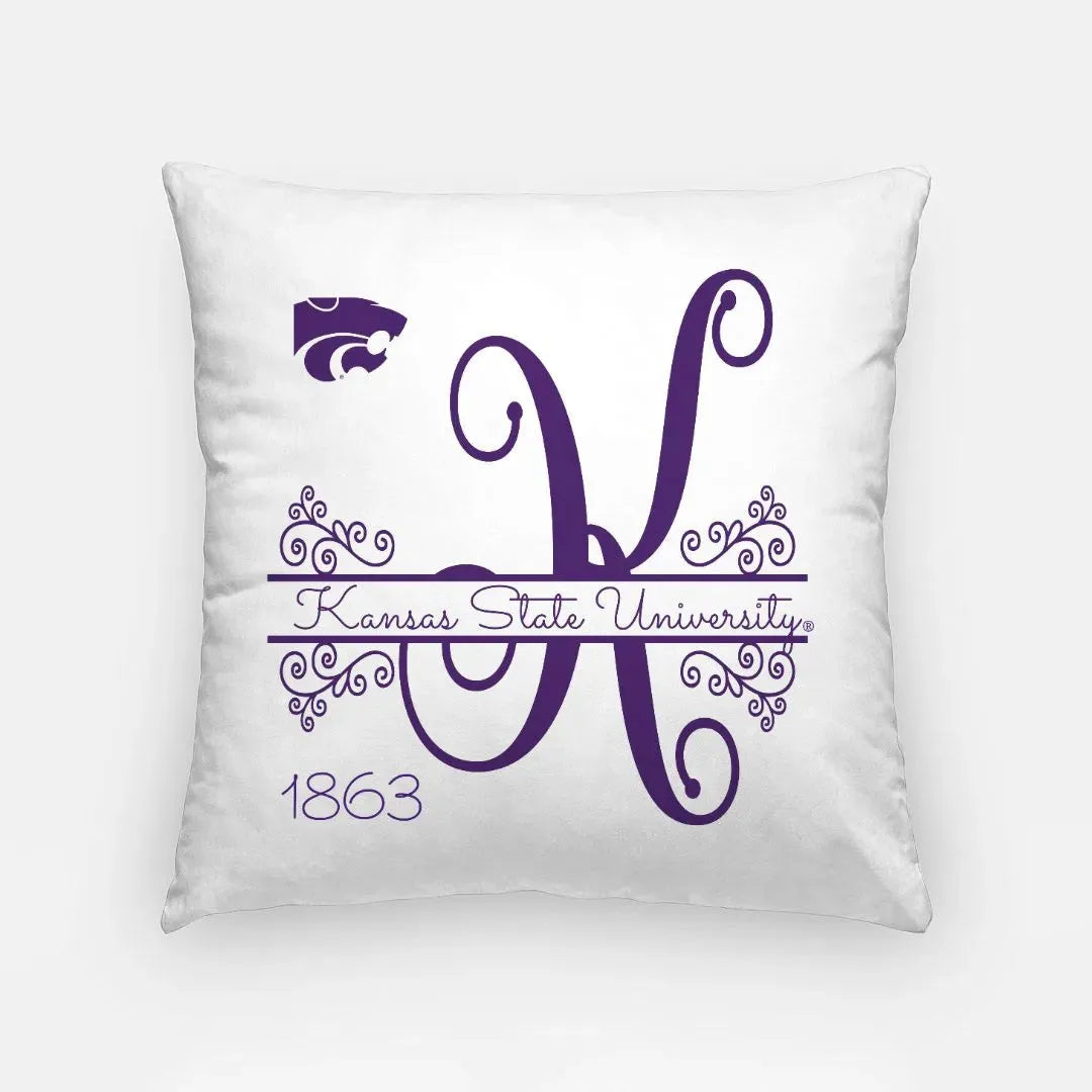 Kansas State University Pillow Cover - Monogram 18" Pillow Covers