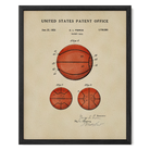 Basketball US Patent Art Print | Sports-Themed Dorm Decor | Campus Greek Fit