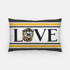 FHSU "LOVE" Lumbar Throw Pillow Cover | Fort Hays State Gifts & Decor