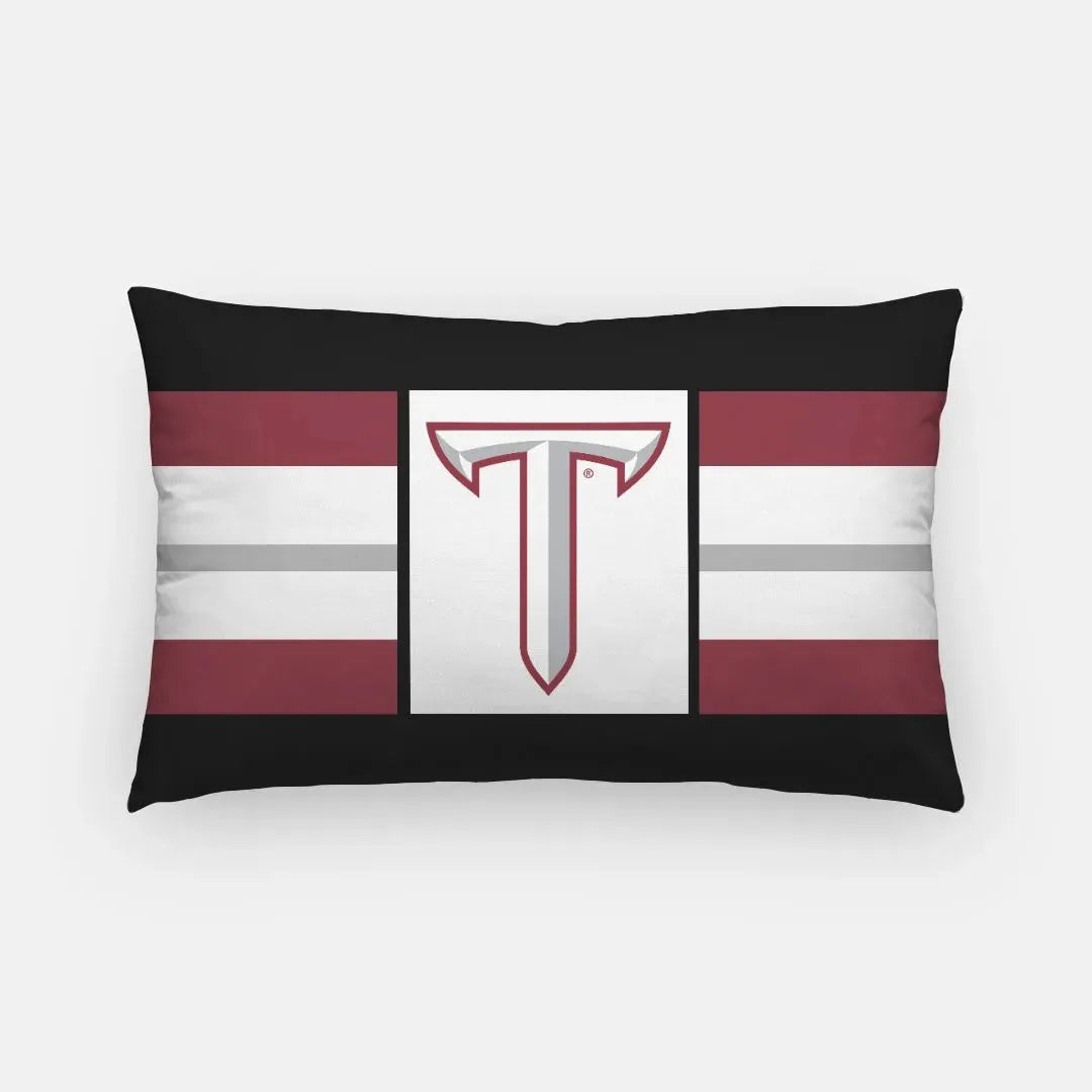 Troy University Lumbar Pillow Cover - Traditional "T" Pillow Covers