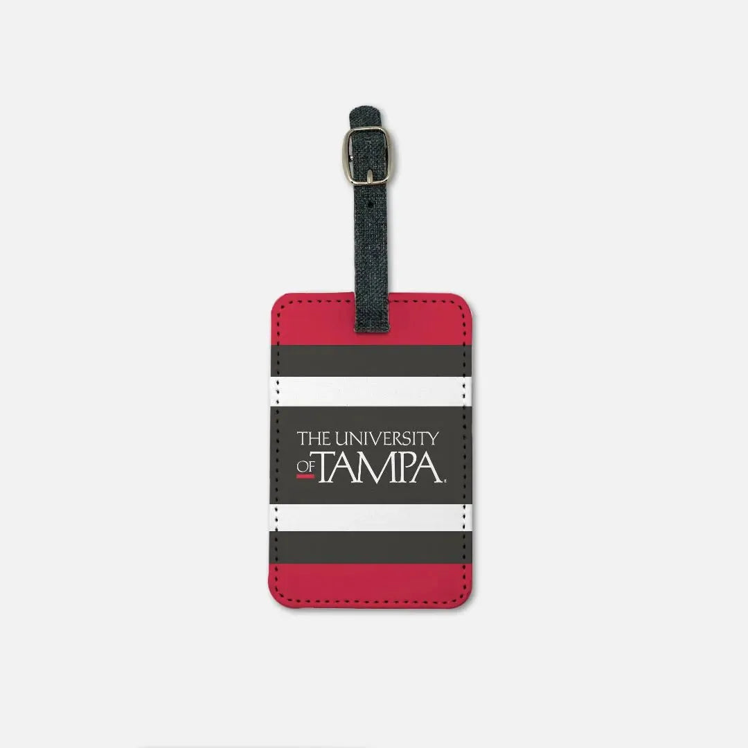 University of Tampa Luggage Tag (Set of 2) - Stripes Luggage Tags
