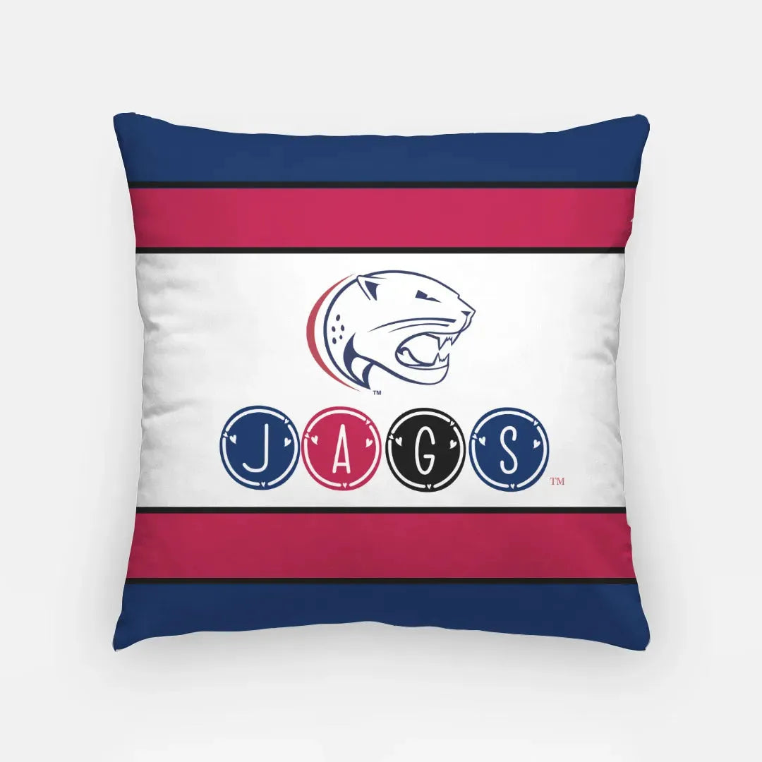 South Alabama "JAGS" 18" Throw Pillow Cover - Dots Pillow Covers