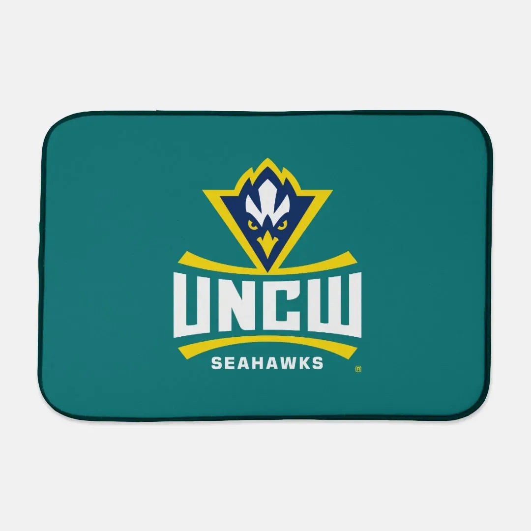 UNCW Seahawks Dish Drying Mat - Teal Dish Mat