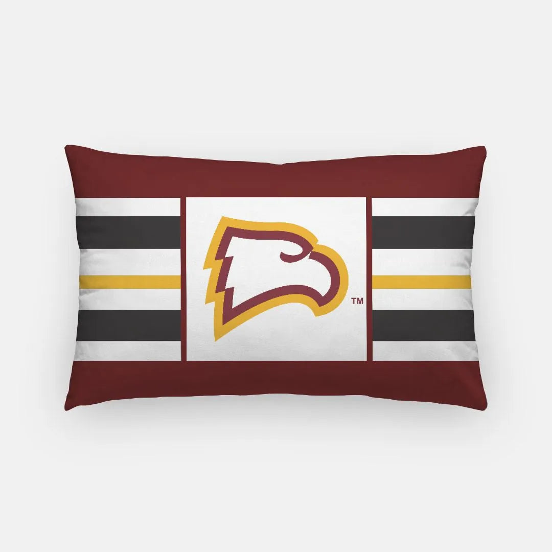 Winthrop University Lumbar Pillow Cover - Striped Eagle | Custom Gifts