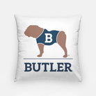 Butler Bulldog Throw Pillow Cover 18" | Official Merchandise | Custom Gifts | Festive Fit Home