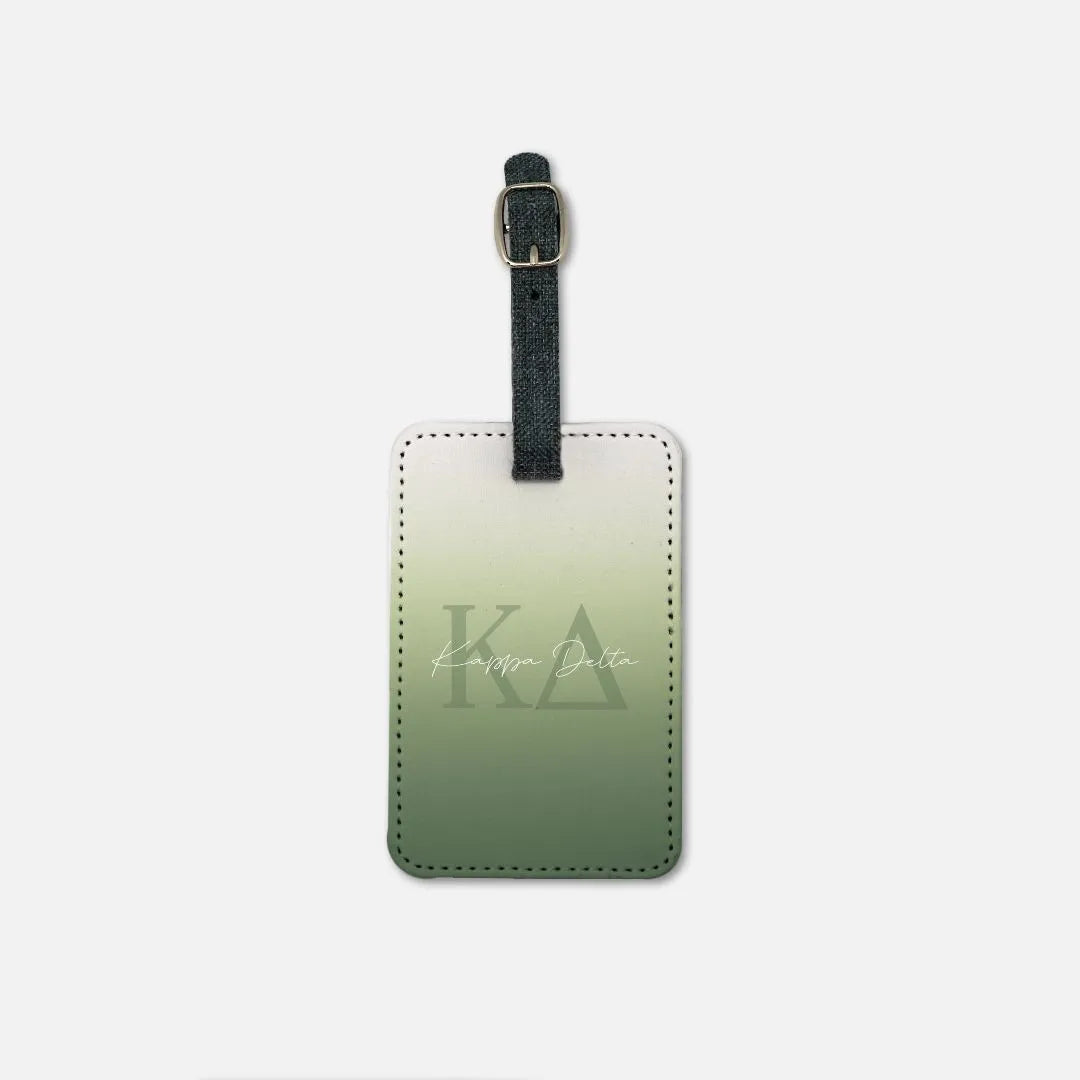 Kappa Delta Luggage Tag - Gradient (Set of 2) | Travel Accessories  | Festive Fit Home