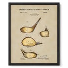 Golf Wood US Patent Art Print | Dorm Decor for Guys | Sports Gifts