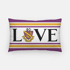 Phi Chi Theta LOVE Lumbar Throw Pillow Cover | Official Gift Shop