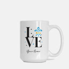 Kappa Kappa Gamma Personalized Deluxe Mug 15oz. - LOVE | Custom KKG Gifts