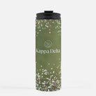 Kappa Delta Thermal Tumbler 16 oz.- Olive Green Glitter | Kaydee Gifts