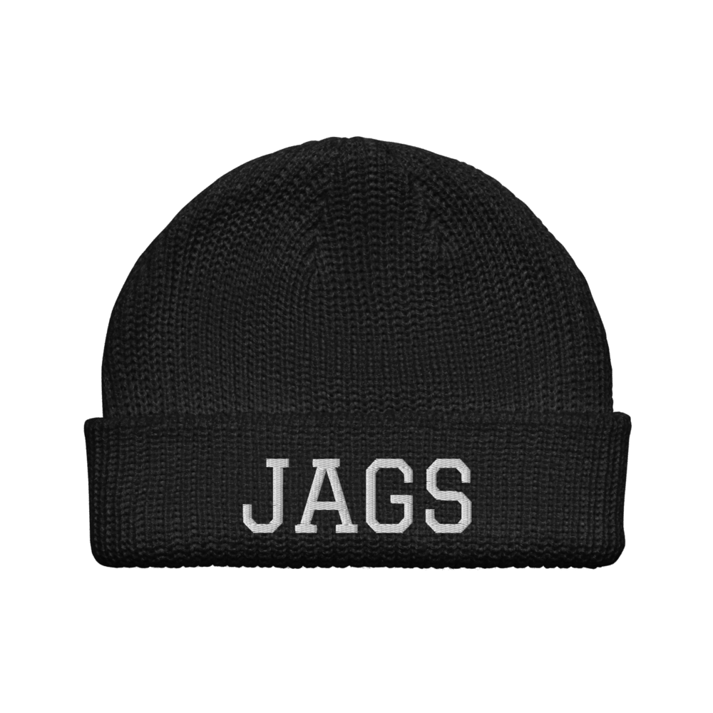 JAGS Fisherman Beanie - Black