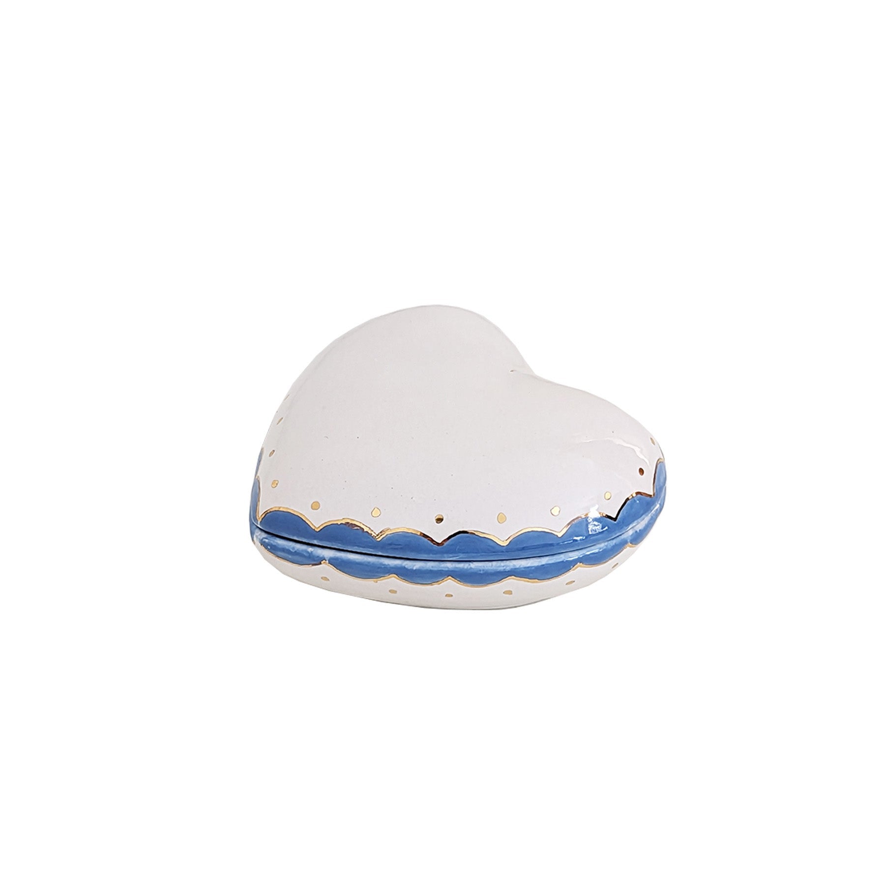 Personalized Alpha Xi Delta Gold Monogrammed Heart Box