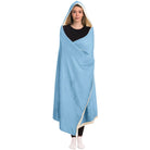 Alpha Xi Delta Griffin Blue Large Hooded Sherpa Blanket 60"x80" | Gifts | Official Merchandise