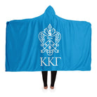 Kappa Kappa Gamma Large Hooded Blanket - Crest | KKG Gift Shop | Decor | Festive Fit Home