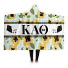 Kappa Theta General Pattern Hooded Blanket | Official Theta Gifts