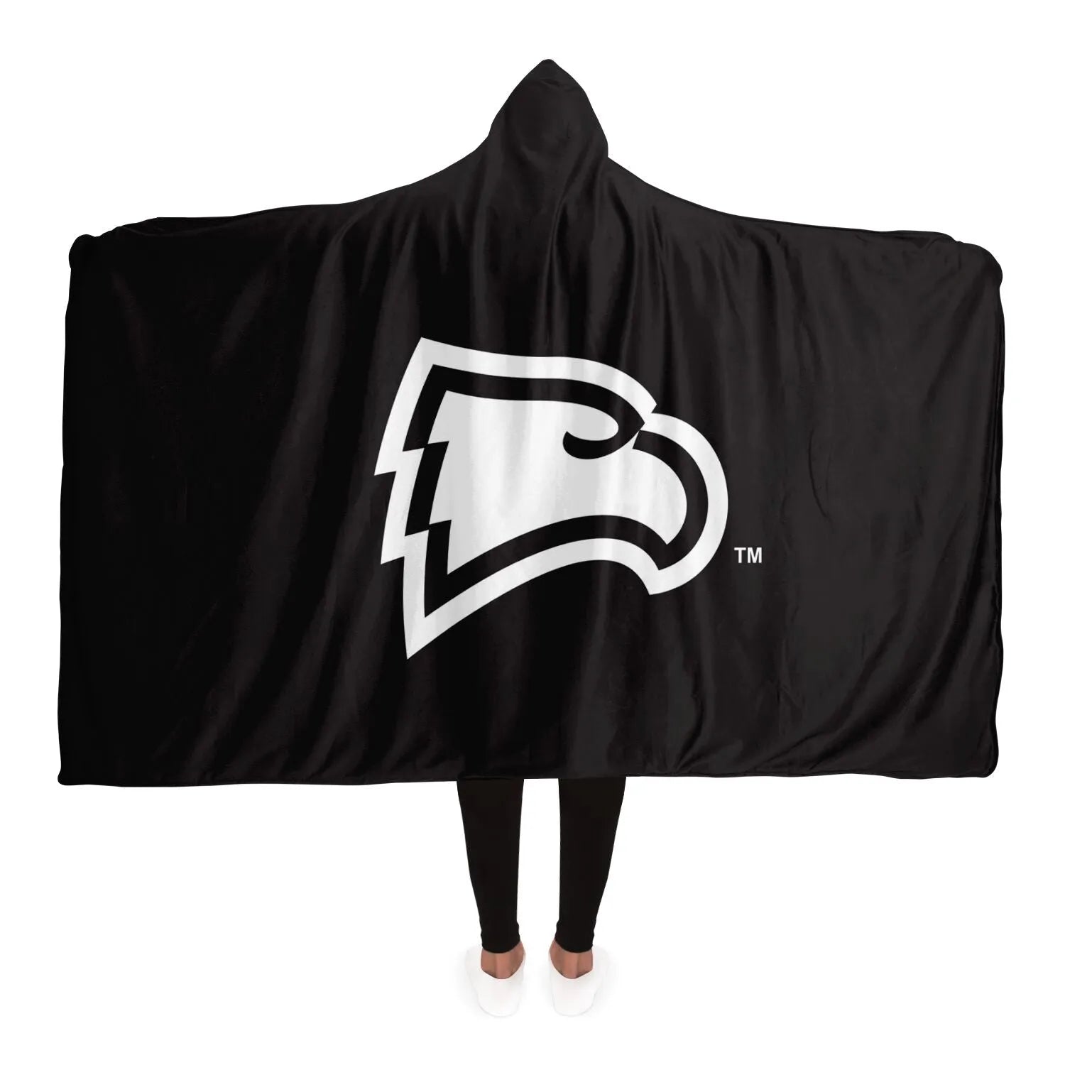 Winthrop Black Eagle Hooded Sherpa Blanket | Gift Shop | Apparel | Festive Fit Home