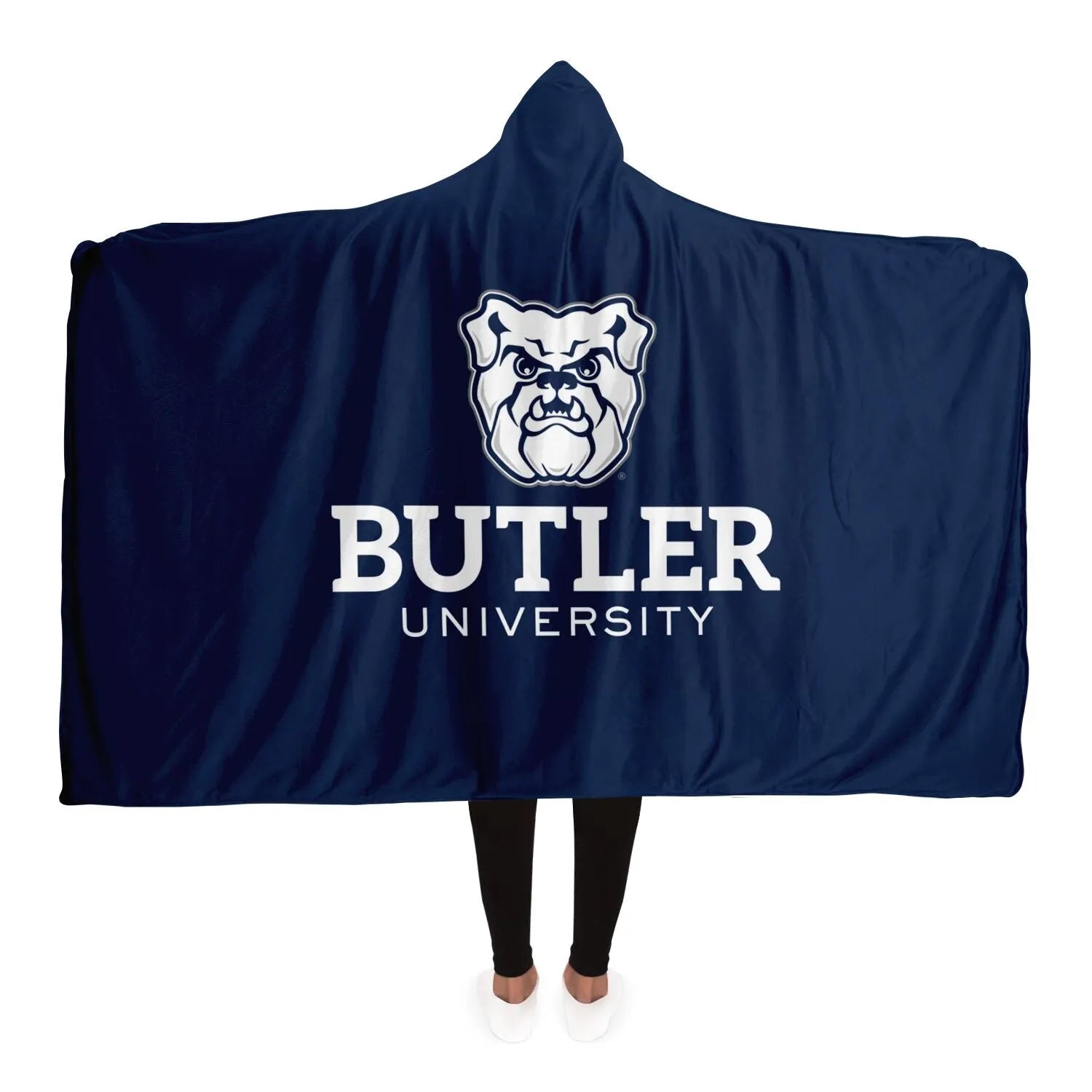 Butler University Large Hooded Sherpa Blanket 60"x80" | Official Gifts | Official Merchandise