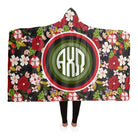 Alpha Chi Omega Modern Floral Hooded Blanket | Custom AXO Gifts