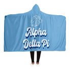 Alpha Delta Pi Hooded Blanket - Retro Alphie | Gifts and Accessories | Festive Fit Home