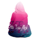 Zeta Tau Alpha Sherpa Hooded Blanket - Gradient | Gift Shop | Decor | Festive Fit Home | Big and Little Gifts