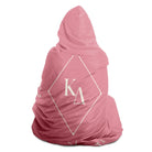 Kappa Delta Pink Hooded Sherpa Blanket | Big and Little Gifts | Decor | Festive Fit Home