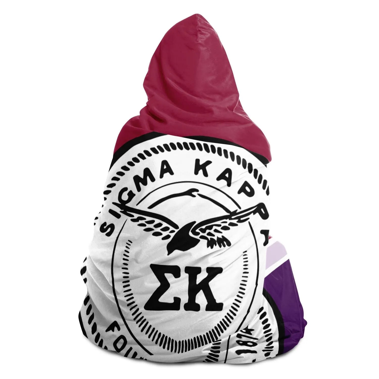 Sigma Kappa Hooded Blanket - 60"x80" | Official Merchandise and Gifts | Festive Fit Home