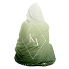 Kappa Delta Hooded Blanket - Olive Gradient | Custom Kaydee Gifts