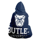 Butler University Large Hooded Sherpa Blanket 60"x80" | Official Gifts | Official Merchandise