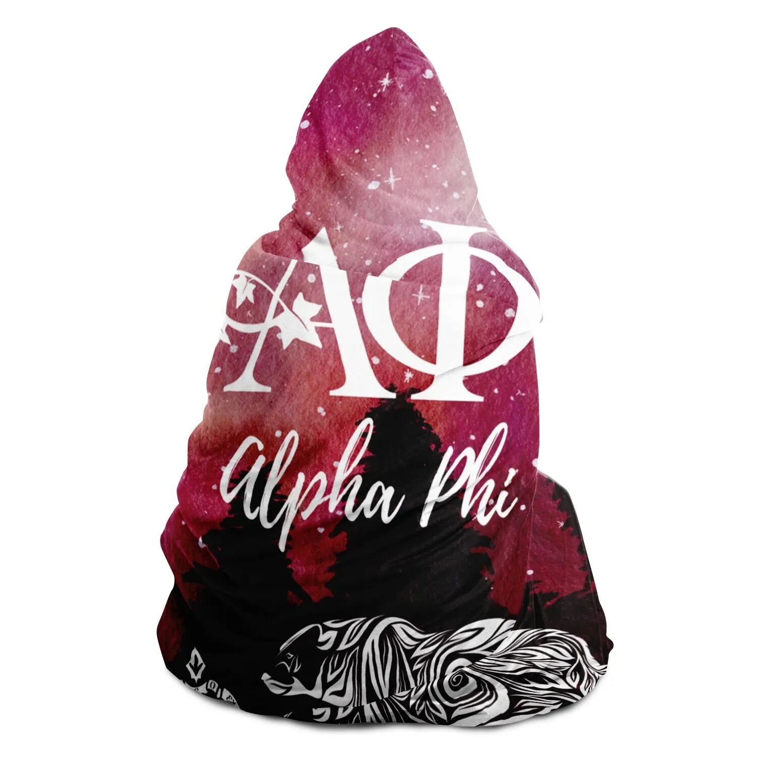 Alpha Phi Ursa Major Large Hooded Blanket | Custom APhi Gifts