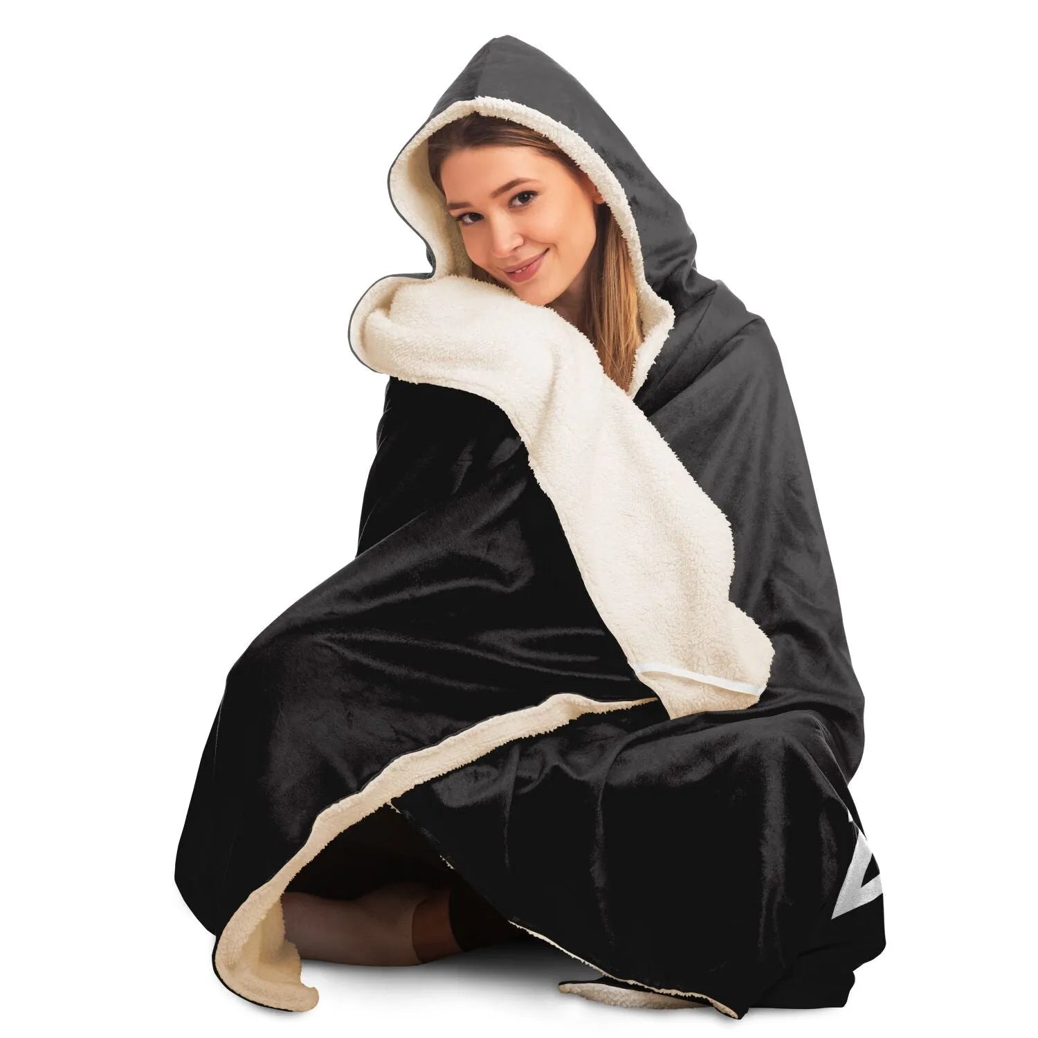 Winthrop Black Eagle Hooded Sherpa Blanket | Gift Shop | Apparel | Festive Fit Home