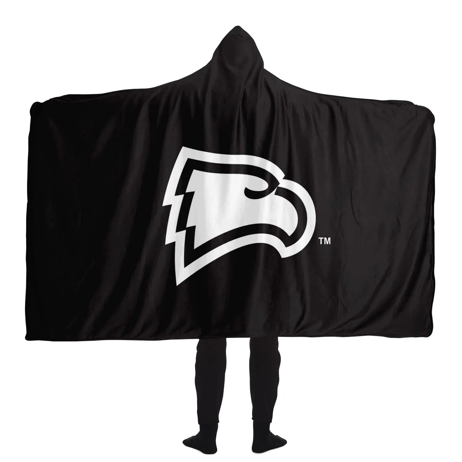 Winthrop Black Eagle Hooded Sherpa Blanket | Gift Shop | Apparel | Festive Fit Home