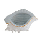 Conch Bowl with Gold Accent | Coastal Dorm Decor & Accessories - Campus Greek Fit