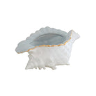 Conch Bowl with Gold Accent | Coastal Dorm Decor & Accessories