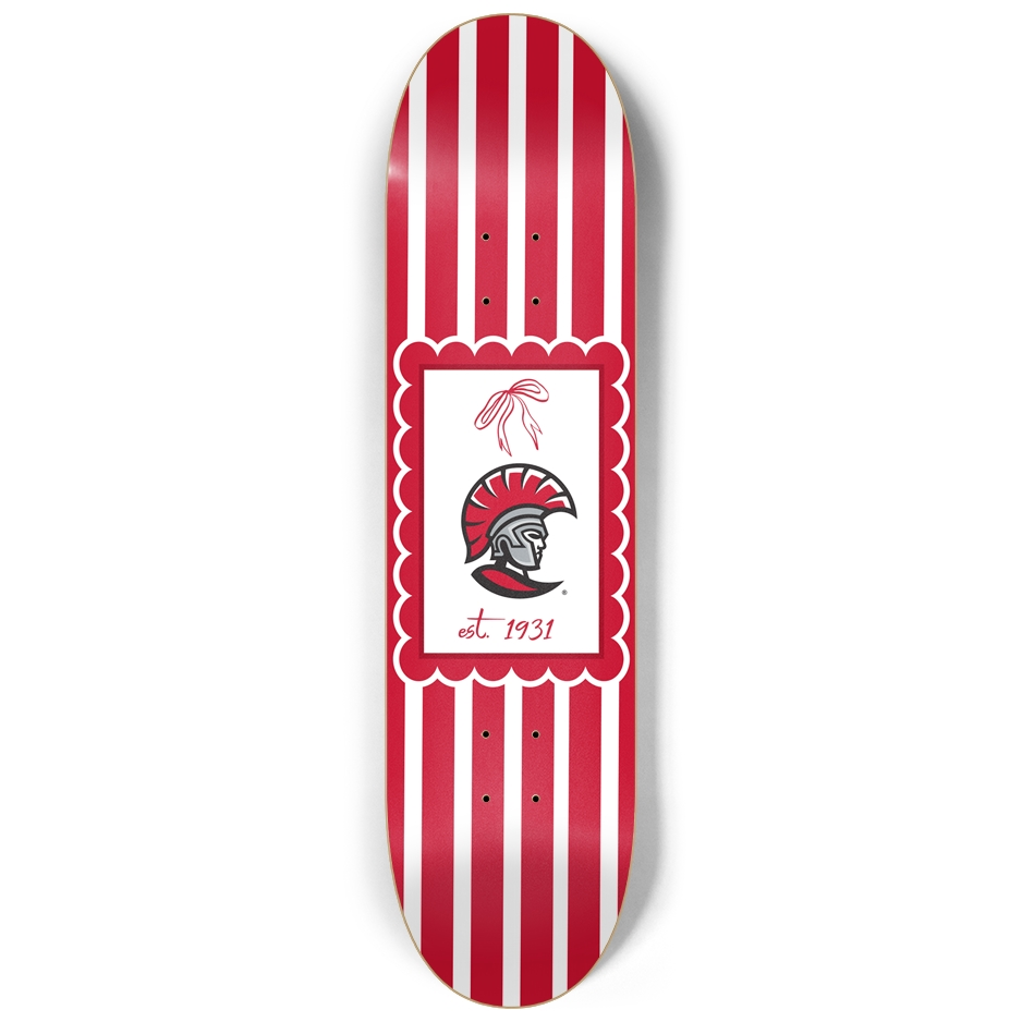University of Tampa Skateboard Deck - Bows Skateboard