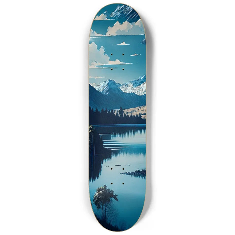Vivid Lake Skateboard Deck Skateboard Deck