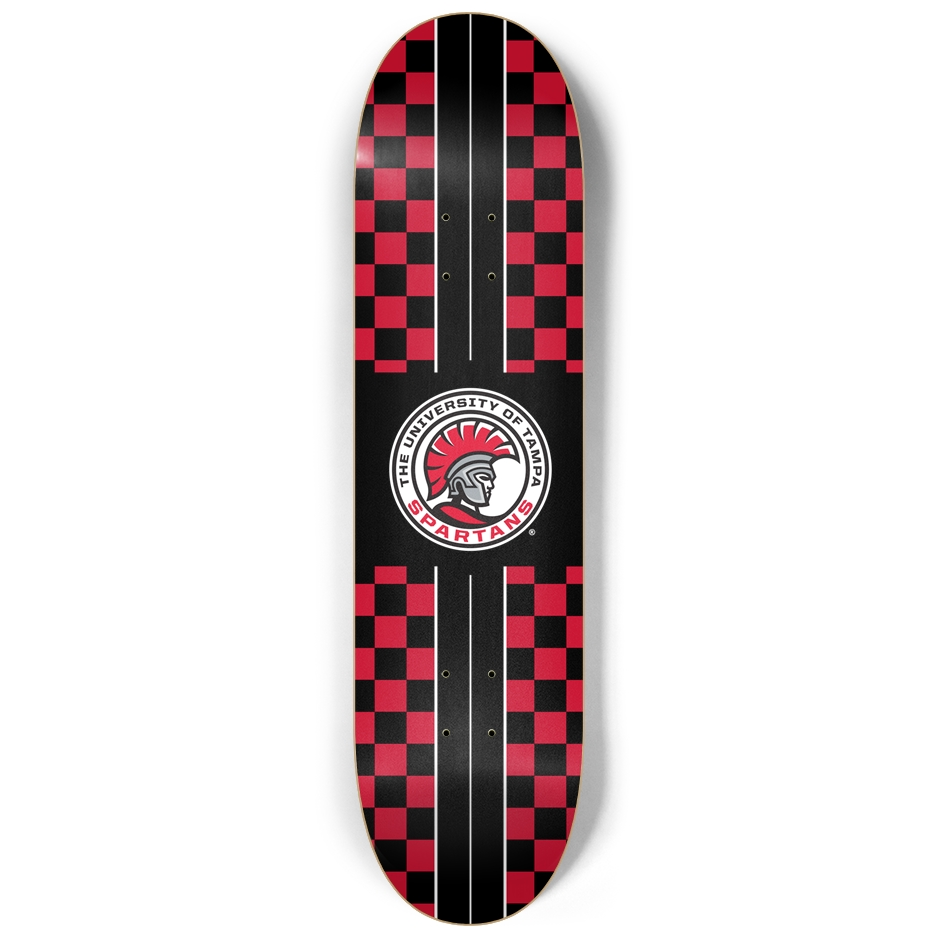 University of Tampa Skateboard Deck - Check Skateboard