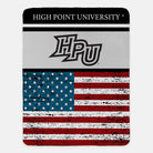 High Point University Blanket - American Flag 60" x 80" | Gifts and Merchandise